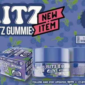 hitz blue gummy worm